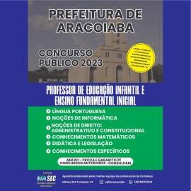 ARACOIABA-CE ..Professor de Educao Infantil e Ensino Fundamental Inicial  
