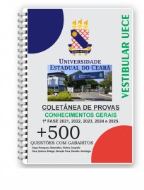 Coletnea de provas vestibular Uece 