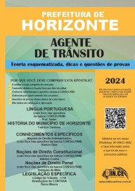 pdf Agente de Transito - apostila Prefeitura de Horizonte 2023 Digital