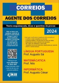  Agente de Correios - apostila correios - Teoria, dicas e questes de provas 2024