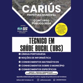 Carius -Ce  T�cnico em Sa�de Bucal 