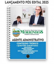 Morrinhos 2025  Agente Administrativo editora Foco na vaga 