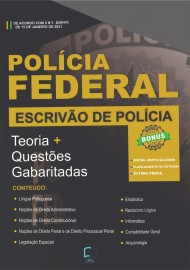 APOSTILA ESCRIVO DA POLCIA FEDERAL (PF) 2021  Elabore Concurso 