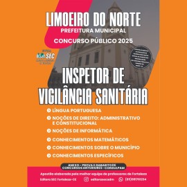Limoeiro Ce 2025  inspetor de vigil�ncia sanit�ria 