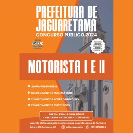 Jaguaretama-CE	Motorista I e II