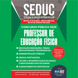 Seduc -ce 2026  Prof de Educa��o F�sica editora sec 