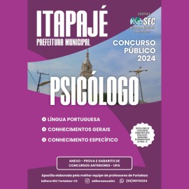 ITAPAJE 2024 Psiclogo 