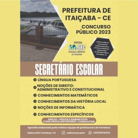 ITAIABA 2023   Secretario Escolar 