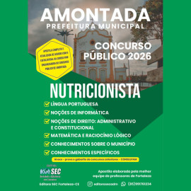 Amontada -Ce   2026 Nutricionista 