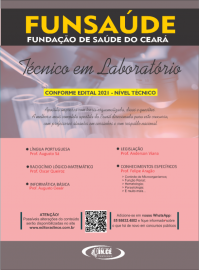  Tcnico em Laboratrio - Apostila Funsade Cear - Teoria e questes FGV - Impressa 2021