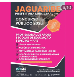 Jaguaribe -Ce Profissional de Apoio Escolar 