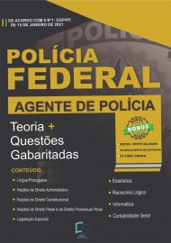 APOSTILA AGENTE DA POLCIA FEDERAL (PF) 2021 Elabore Concurso