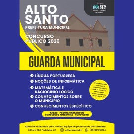 Alto Santo -Ce 2026  Guarda Municipal editora Sec 