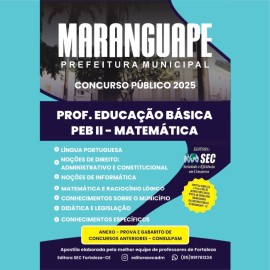 Maranguape 2025.  Prof. Matem�tica 