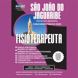 S�o Jo�o do Jaguaribe-Ce  2025 Fisioterapeuta 