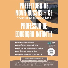 Nova Russas CE Prof Educao Infantil 