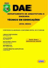 DAE - DEPARTAMENTO DE ARQUITETURA E ENGENHARIA/2013-  TCNICO EM EDIFICAES