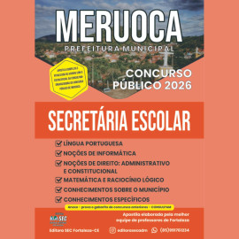 Meruoca -Ce  Secret�rio Escolar editora Sec 