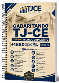 PDF + de 1.800 quest�es gabaritadas  Tribunal de justi�a T�cnico judici�rio �rea judici�ria. Digital