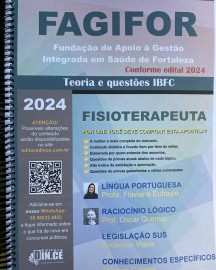    DISPONVEL para envio Fisioterapeuta - apostila FAGIFOR - Teoria e questes IBFC 2024