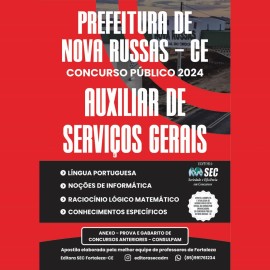  Nova Russas- ce Auxiliar de Servios Gerais