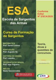 PDF Apostila Esa (DECEx) Curso de Formao de Sargentos 2022 - Digital/PDF