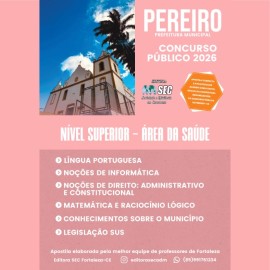 Pereiro -Ce 2026 n�vel superior �rea sa�de 
