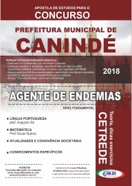 Apostila Concurso PREFEITURA DE CANIND - AGENTE DE ENDEMIAS