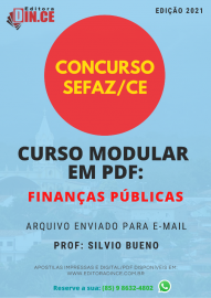 Curso Modular em PDF do SEFAZ CE - Finanas Pblicas 2021