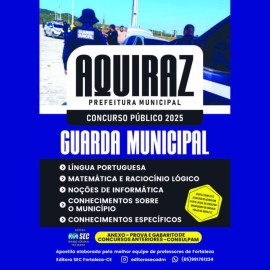 Aquiraz 2025. Guarda municipal editora sec 