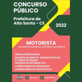 Alto Santo 2022 Motorista 