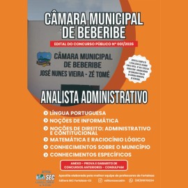 C�mara Beberibe 2026 Analistq Administrativo 