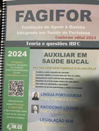 .Auxiliar em Sade Bucal - apostila fagifor - Teoria e questes 2024