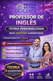 Pnd: Prova Nacional Docente Professor de Letras Ingl�s  edi��o 2026