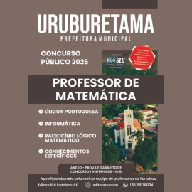 Uruburetama -Ce 2026  Prof .Matematica 