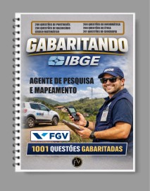 PDF 1001 quest�es gabaritadas para Ibge Agente de Pesquisa e mapeamento digital 