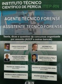 Apostila ITEP RN - AGENTE TCNICO FORENSE e ASSISTENTE TCNICO FORENSE (todas as especialidades) AOCP - 2021 - Impressa