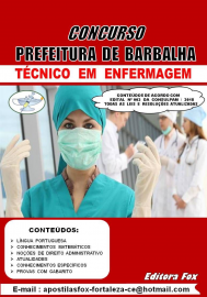 BARBALHA : TECNICO de ENFERMAGEM