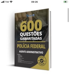 Caderno de Questes PF - Agente Administrativo - 600 Questes Gabaritadas