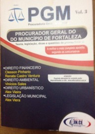               PROCURADOR GERAL DO MUNICPIO DE FORTALEZA  PGM/2017  volume 3