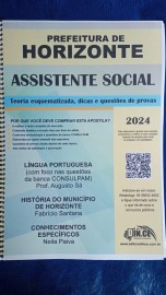 Assistente Social- apostila Prefeitura de Horizonte - Teoria e questes CONSULPAM 2023