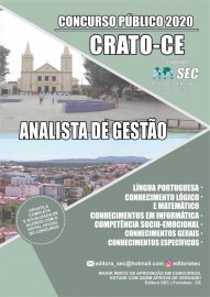 CRATO : ANALISTA de GESTO Editora SEC 