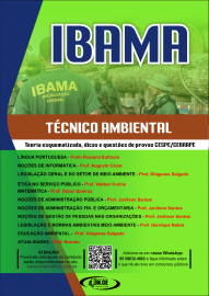  Tcnico ambiental apostila IBAMA 2021 Teoria e questes CESPE - Impressa