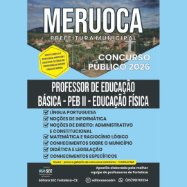Meruoca -Ce 2026   Prof. Educa��o F�sica 