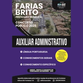 Farias Brito 2025 : Auxiliar administrativo 
