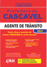 .Apostila AGENTE DE TRNSITO - Pref. Cascavel- Teoria e questes CONSULPAM- 2021- IMPRESSA