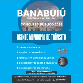 Banabui�-Ce 2026 Agente Municipal de Tr�nsito.