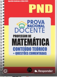 Pnd  Prova Nacional Docente  Prof. Matem�tica 
