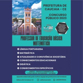CAUACAIA 2023 Professor  de educao basica: Matemtica  