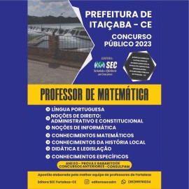 ITAIABA 2023  Professor de Matemtica 